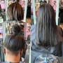 Relaxer and keratin combo