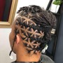 Women's natural hair Cut