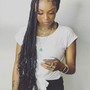 Large knotless box braids