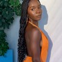 Large knotless box braids