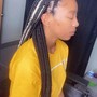 Kid's Braids With Weave