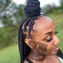 Sleek braided ponytail