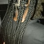 Medium BOHO Knotless **Braiding Hair Provided**