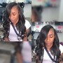 Half up Half Down Sew In