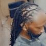 Human hair (goddess braids)