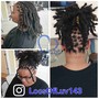 Loc Retwist with Basic Loc Style