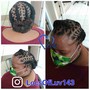 Interlocking (Mature Traditional Size locs ONLY)