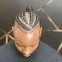 Men’s Box Braids or Twist (crown only)