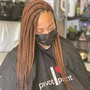 Medium Knotless Braids