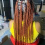 Feed In Braids In Front/ Weave In The Back