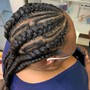 4-7 Feed-In Braids/w Designs