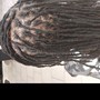 Loc retwist and style 0-50 locs