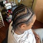 Small Box Braids (with knot)