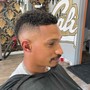 Bald skin fade cut