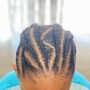 Large Knotless Braids