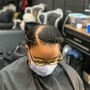 Relaxer edge up and leave out only