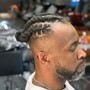 Relaxer edge up and leave out only