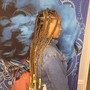 Large Knotless Braids