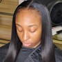 Feed-in cornrow ponytail Braids