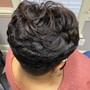 $74 Natural Hair/ Blowdry only to prep for cut/ Haircut