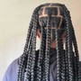 Large Knotless Braids