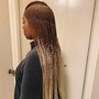 Box Braids(small waist length)