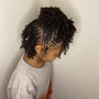 Kid's Feed in braids(weave)