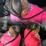 5 regular feedin Braids