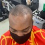 Bald head and beard With Razor