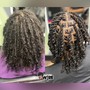 Full Service w/ CURLS (perm rods or pipecleaner install)