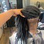 Mens Single Braids/Twist