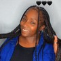 Small waist  box braids