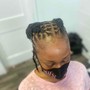 Kids Loc Maintenance w/ two strand twist style