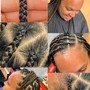 Medium Knotless Braids