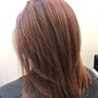 Women's Cut and style ( long hair)