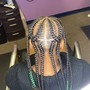 Double Feed In Braids ( Hair Included)