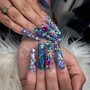 Acrylic 3D Flowers/Butterflies, etc  per 2 nails