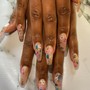 Hand Painted Nail Art