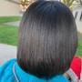 Flat iron and cut