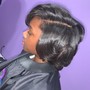 Flat iron and cut