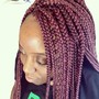 Medium Knotless Braids (Mid back length)