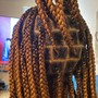 Small Knotless Braids Waist Length