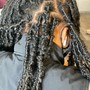 Senegalese twist med mid-back