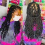 Small Senegalese Knotless Braids