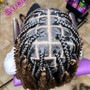 Kid's Cornrows 0-4 Yrs