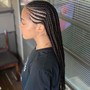 10-14 Straight back Cornrows