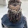 Loc Re-twist shaved sides