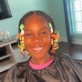 Kids Medium  Knotless Braids