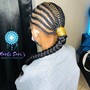 Natural Braids w/BEADS