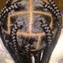 Large thigh-length Knotless Braids (enjoy special pricing)